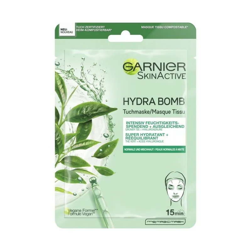 Masque visage detox Garnier  HYDRA BOMB