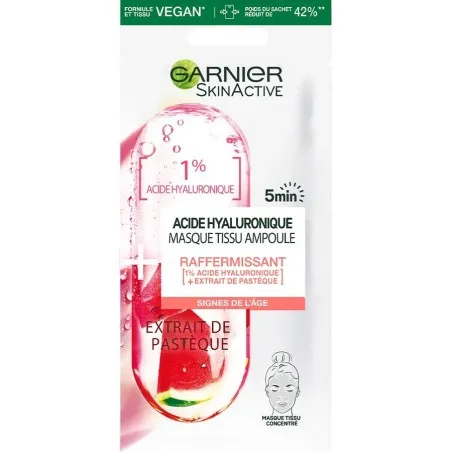 Masque visage Lissant Garnier  SKINACTIVE ACIDE HYALURONIQUE - Garnier