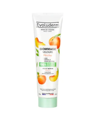 Gommage evoluderm  GOMMAGE VISAGE VELOUTÉ 150 ML - evoluderm