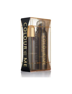 Colour Me Coffret Gold Woman Eau De Parfum 100Ml+Body Spray - Colour me