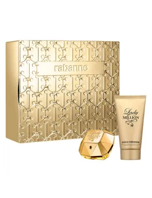 COFFRET EAU DE PARFUM FEMME PACO RABANNE LADY MILLION - PACO RABANNE