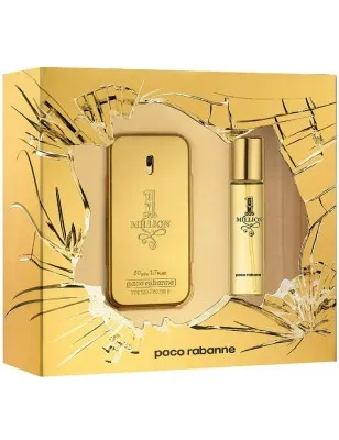 Coffret Eau de Toilette Homme PACO RABANNE  1 MILLION EDT 50 ML + EDT 15 ML - PACO RABANNE