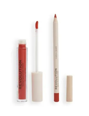 Lipstick REVOLUTION  LIP SET LIP CONTOUR SASSY RED