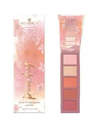 Palette ESSENCE  PEACHY BLOSSOM BLUSH ET HIGHLIGHTER - ESSENCE