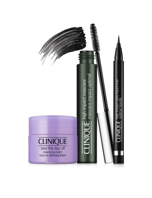 Coffret CLINIQUE  BAUME 15 + LINER 34G + MASCARA 7 ML