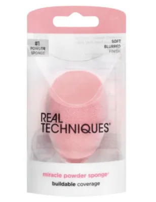 REAL TECHNIQUES  MIRACLE POWDER SPONGE - REAL TECHNIQUES