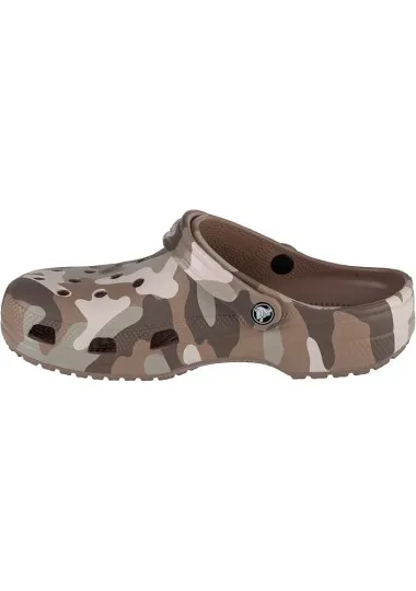 Crocs Homme -Crocs Printed Camo Classic Clog – Mushroom/Multi - CROCS